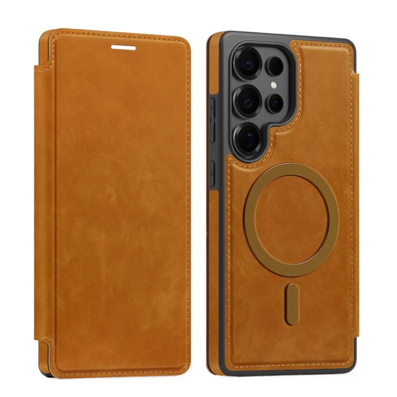 MagSafe Case | Khaki | Shockproof Cover for Samsung Galaxy S24 - Image 1