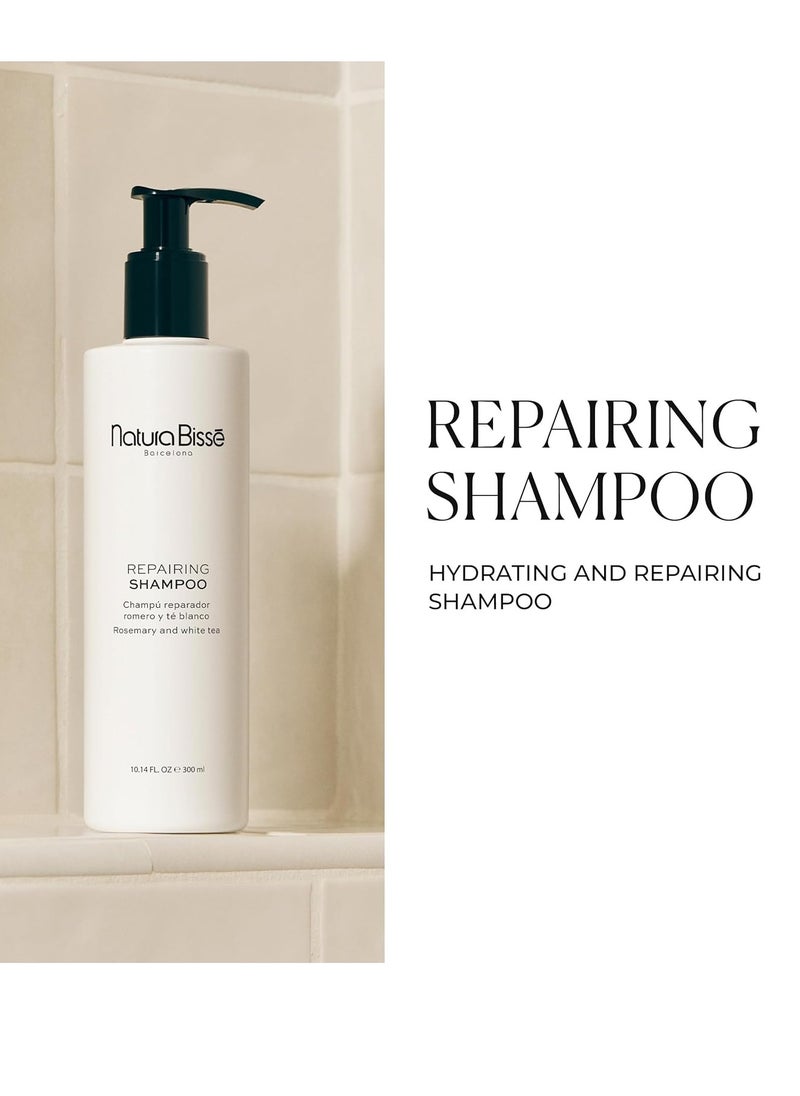 natura Bisse Natura Bissé Repairing Shampoo | Hydrating & Repairing Shampoo | Rosemary & White Tea Scent | For all types of hair, 10 Oz  - Image 2