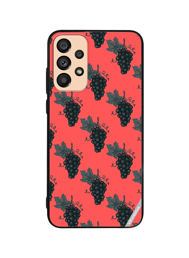 VR CREATIVE Protective Case Cover For Samsung Galaxy A73 5G Grape Design Multicolour - Image 1