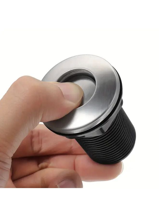 Stainless Steel Sink Push Button Air Hose Replacement For Garbage Disposal Easy Install - Image 5