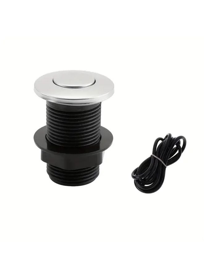 Stainless Steel Sink Push Button Air Hose Replacement For Garbage Disposal Easy Install - Image 2
