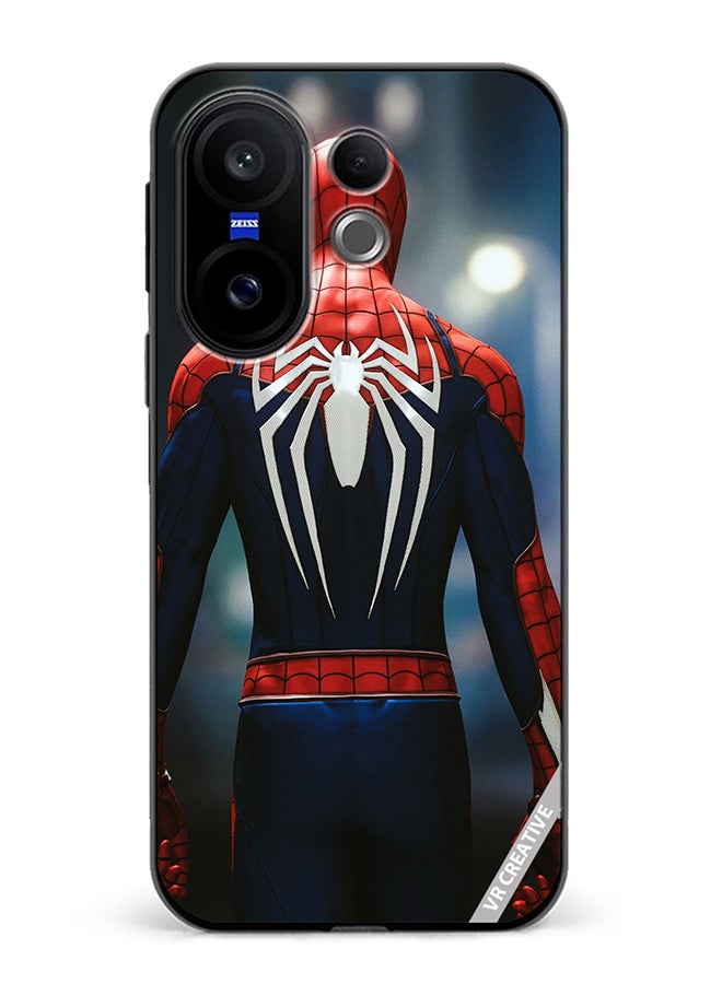 Protective Case Cover For Vivo X200 FE Spiderman Back Design Multicolour
