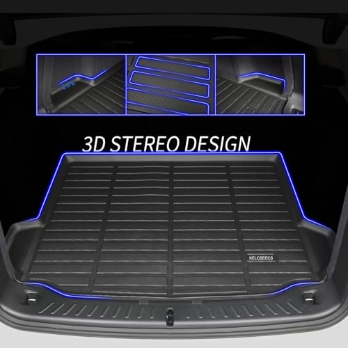 KELCSEECS® Floor Mats & Cargo Liner for 2025 2026 Mazda CX-50 Hybrid(Only for Hybrid),All Weather Protection TPE Floor Liners Front& Rear Row Full Set CX50 Hybrid Accessories Black - Image 4