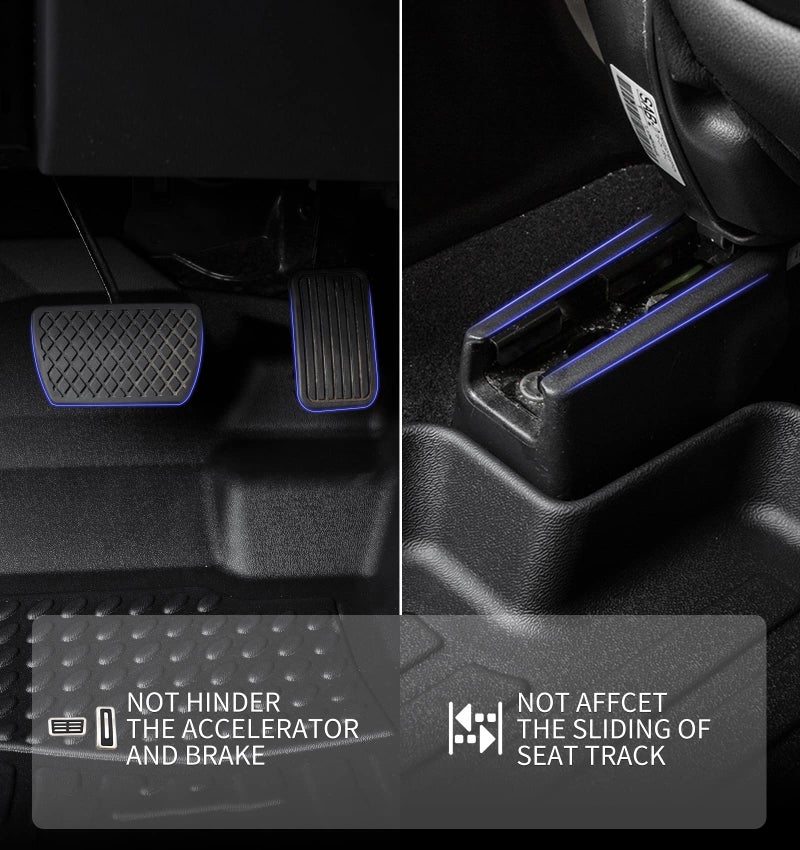 KELCSEECS® Floor Mats & Cargo Liner for 2025 2026 Mazda CX-50 Hybrid(Only for Hybrid),All Weather Protection TPE Floor Liners Front& Rear Row Full Set CX50 Hybrid Accessories Black - Image 3