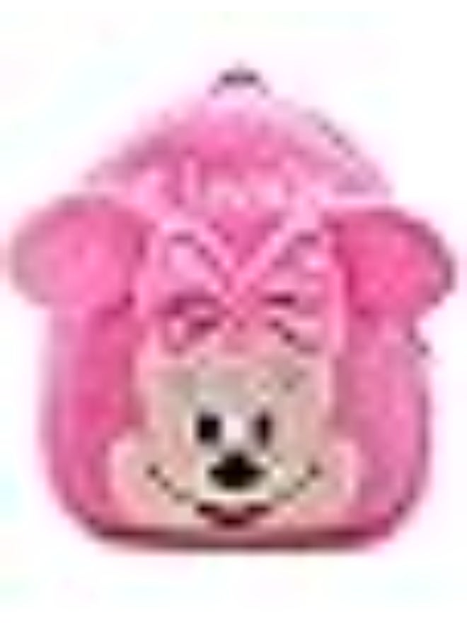 Kain Minnie Soft Designer Cartoon Bags for Nursery Kids 2 to 6 Year (Pink) - Image 3
