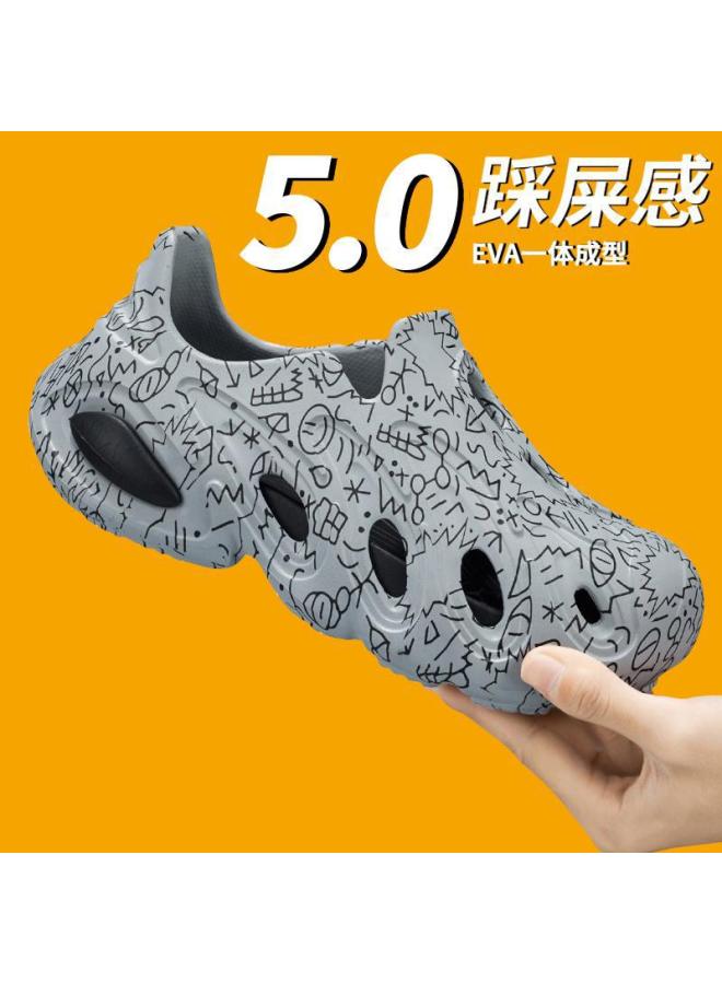 Men's Sandals  New Summer Soft-soled Non-slip Wear-resistant Youth Casual Breathable Sports Driving Beach Shoes