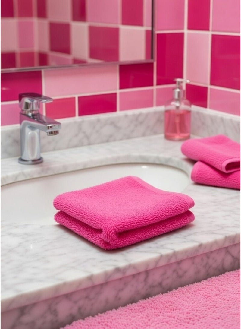 Notte Bianca Nb Fucia Face 30X30 Twl Gsm 730 Soft Excellent Absorbing - Image 1