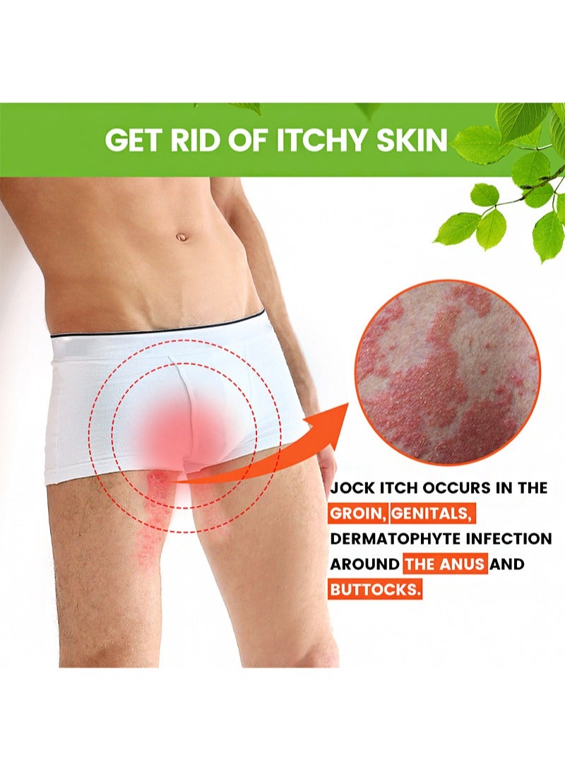 سوميفون قطعتان من كريم تينيا كروريس، مناسب للأجزاء الخاصة من الفخذ، يخفف الحكة بسرعة ويمنع العدوى الفطرية - Image 2