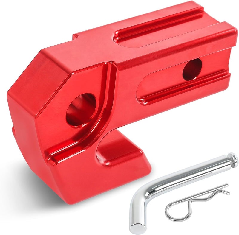 RALZAOTO 2" Towing Hitch Slider with Skid Protection - 45,000 lbs Capacity for Off-Road Trucks and SUVs (Red) - Image 1