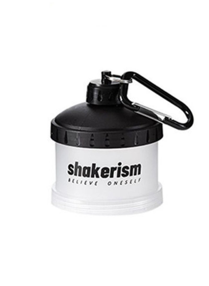 Aikanbo - Protein Powder Funnel  Travel Protein Powder Container To Go with Carabiner & Reinforced Caps to Stop Spills - Protein & Pre Workout Powder Supplement Funnel for Bottles & Shakers - Image 1
