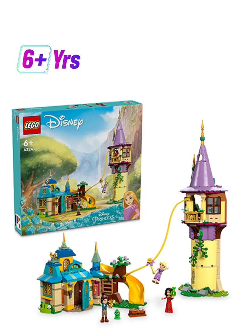 LEGO Disney Princess Rapunzel’s Tower & The Snuggly Duckling Tangled Building Toy Set for 6+ Year Old Girls and Boys with Flynn Rider and Mother Gothel Mini-Dolls, A Fun Gift for Kids 43241