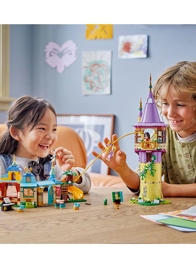 LEGO - Disney Princess Rapunzel’s Tower & The Snuggly Duckling Tangled Building Toy Set for 6+ Year Old Girls and Boys with Flynn Rider and Mother Gothel Mini-Dolls, A Fun Gift for Kids 43241 - Image 1