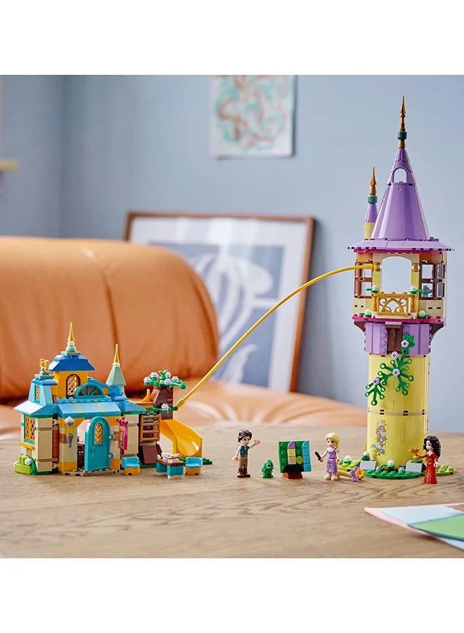 LEGO Disney Princess Rapunzel’s Tower & The Snuggly Duckling Tangled Building Toy Set for 6+ Year Old Girls and Boys with Flynn Rider and Mother Gothel Mini-Dolls, A Fun Gift for Kids 43241