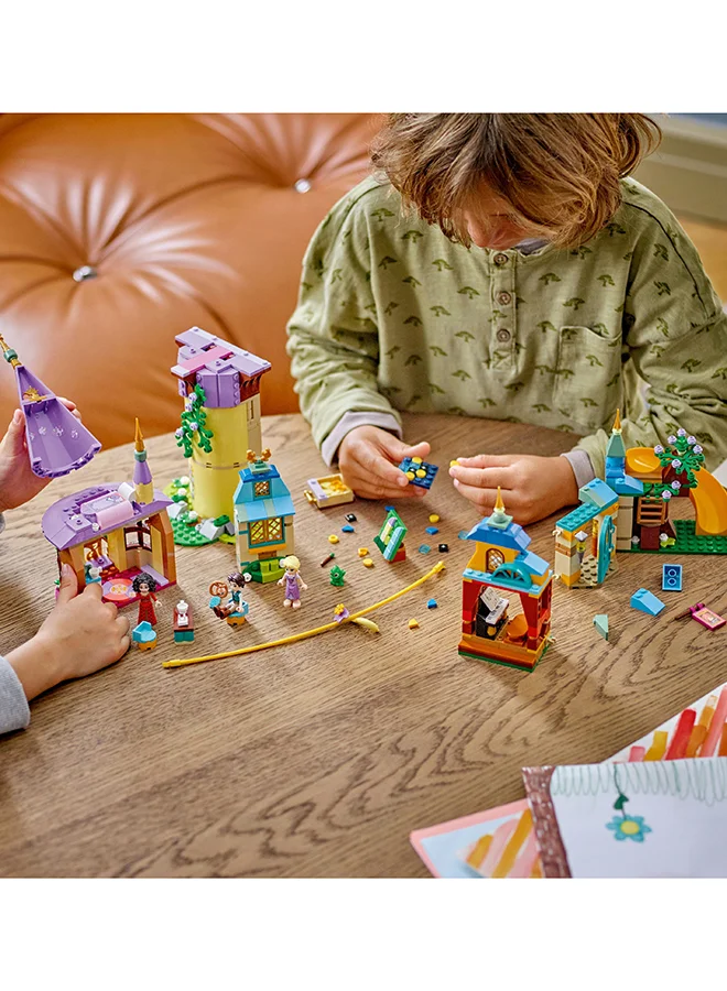 LEGO Disney Princess Rapunzel’s Tower & The Snuggly Duckling Tangled Building Toy Set for 6+ Year Old Girls and Boys with Flynn Rider and Mother Gothel Mini-Dolls, A Fun Gift for Kids 43241