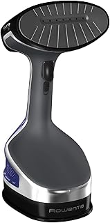 Rowenta X-Cel Handheld Garment/Fabric Steamer: For Clothes, Furniture, Pet Beds, Toys. Medium, Black/Blue - Image 1