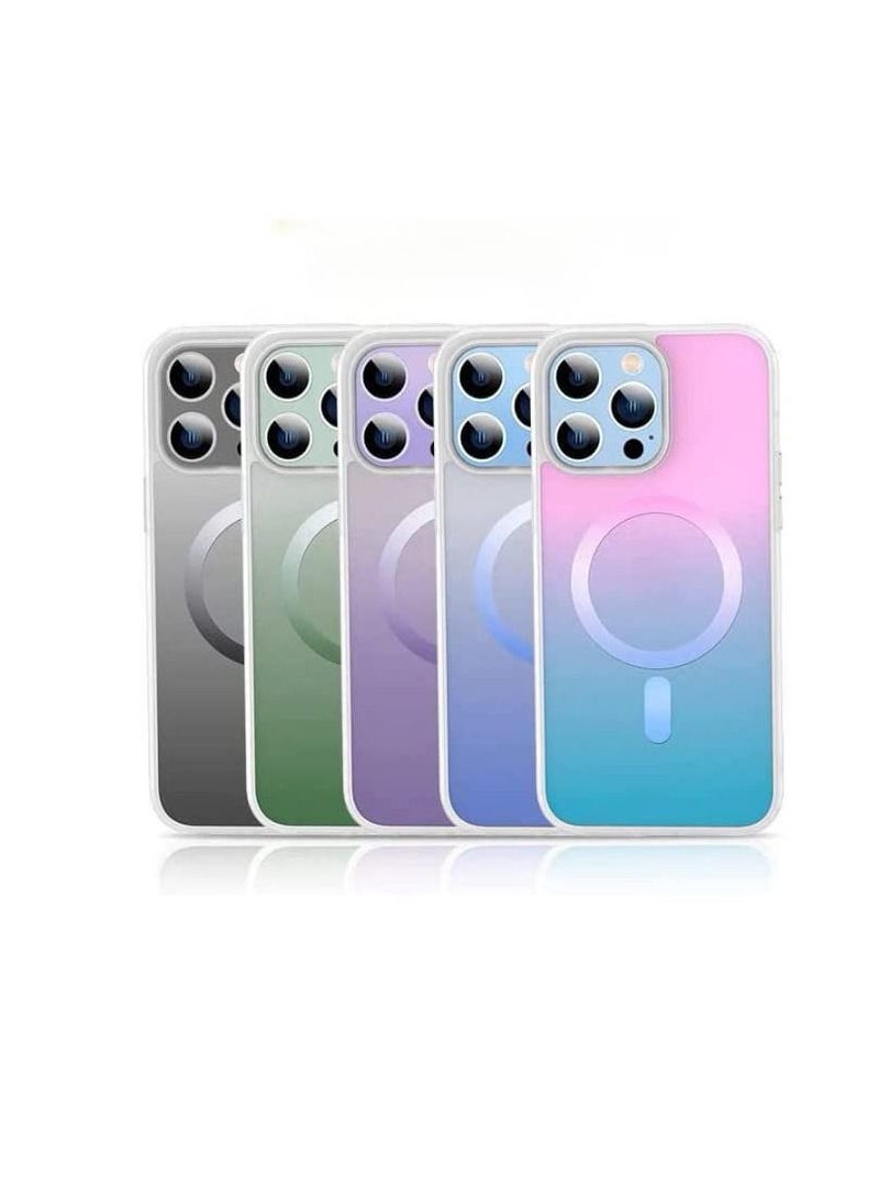 ماجيك ماسك غطاء حماية سيليكون رفيع للغاية مضاد للسقوط ومضاد للخدش ومضاد للخدش أصفر ، شفاف (6.1 بوصة). متوافق مع جراب هاتف iPhone 14 Pro الشفاف. (لون أخضر) - Image 2