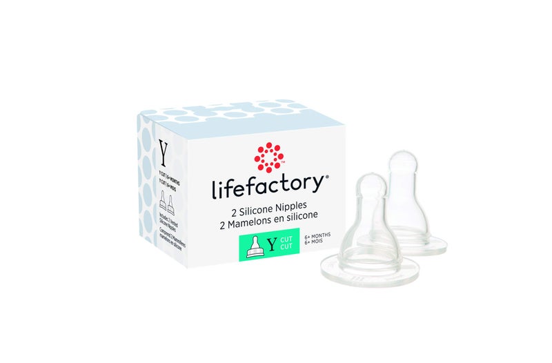 LIFEFACTORY Nipples Y Cut 2pk 2 CT