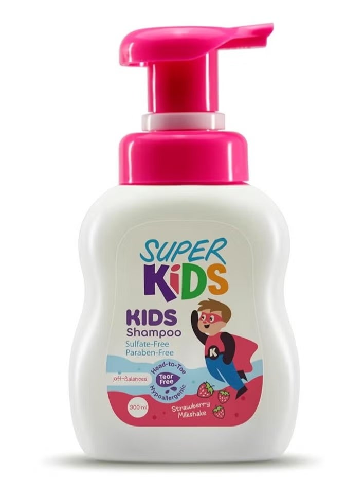 سوبر كيدز شامبو شعر بالفراولة - 300 مل - Image 1