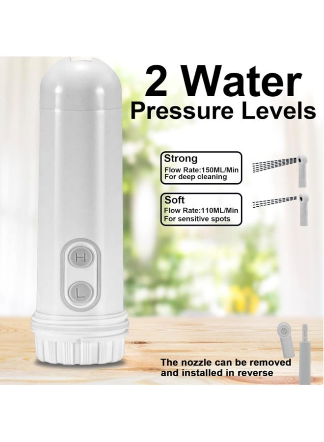 EHOME Portable Bidet,Mini Foldable Handheld Personal Travel Bidet with 2 Pressure Options Electric Sprayer Toilet for Personal Hygiene Cleaning,Soothing Postpartum Care - Image 2
