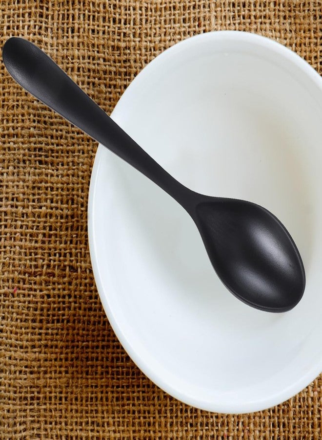 JECOMPRIS 6PCS Melamine Asian Soup Spoons: Ramen Ladles for Pho Noodle - Restaurant Home Dining Cutlery (7x1.4 Inch) - Image 5