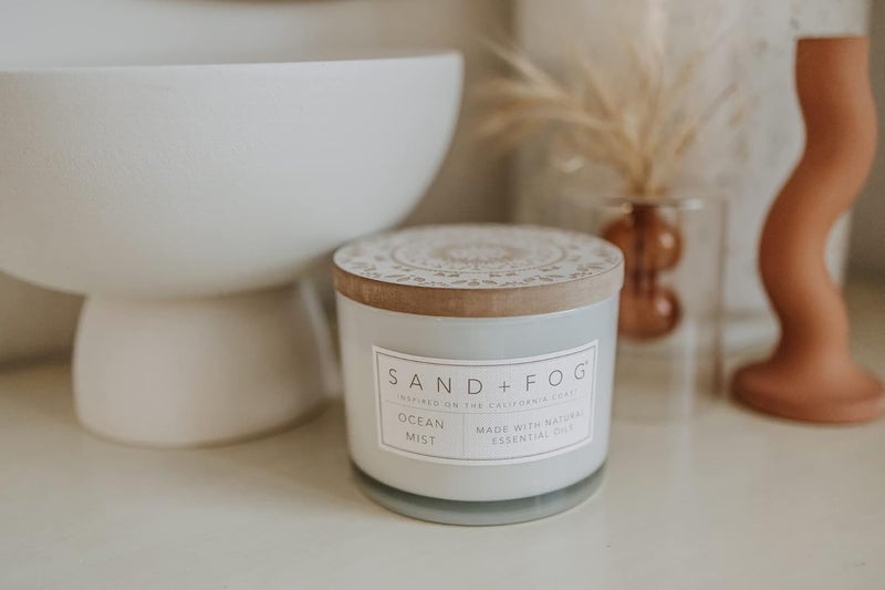 Sand + Fog Scented Candle - The Woods – Additional Scents and Sizes – 100% Cotton Lead-Free Wick - Luxury Air Freshening Jar Candles - Perfect Home Decor – 12oz - Image 5