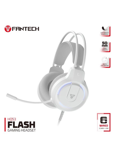 سماعة الألعاب السلكية خفيفة الوزن FANTECH HQ53 Flash