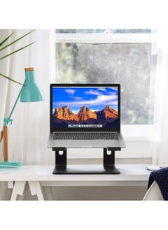 GTSOL Ergonomic Aluminum Laptop Stand, Adjustable Detachable Riser Holder for MacBook Air, Pro, Dell, HP, Lenovo, and 10-15.6'' Laptops, Black  - Image 2