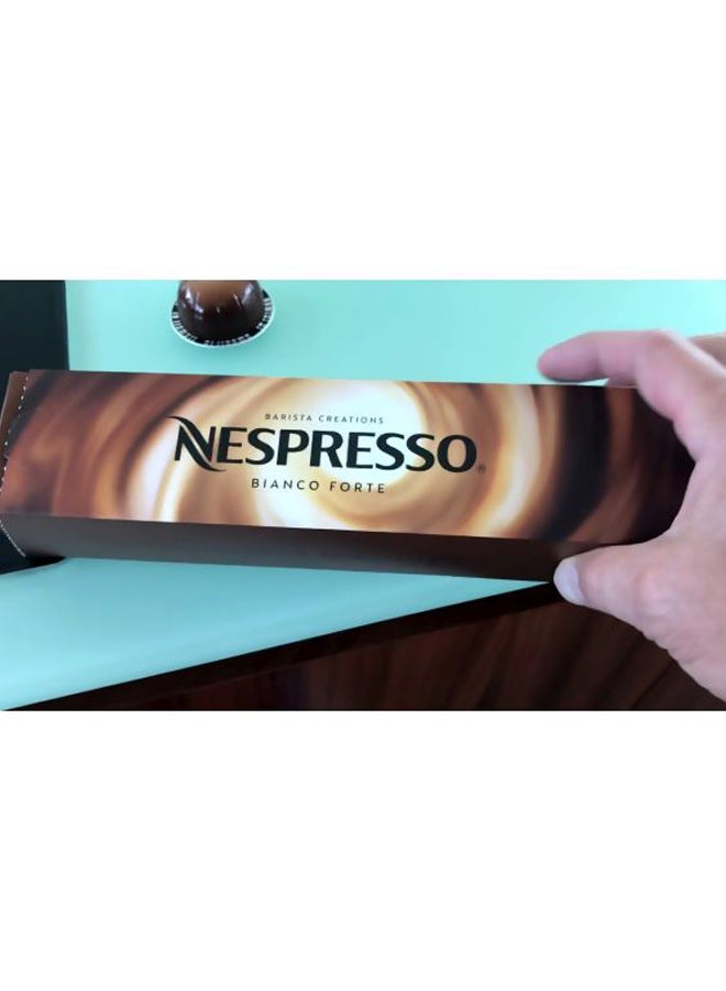 Nespresso Bianco Forte Coffee Capsules 2.12ounce Chocolate Pack of 10 - Image 4