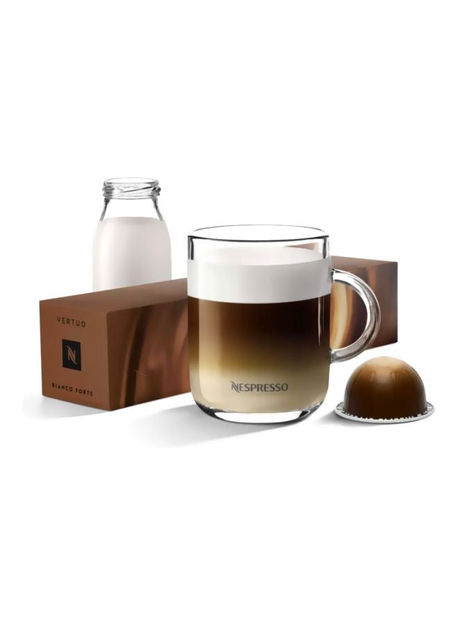 Nespresso Bianco Forte Coffee Capsules 2.12ounce Chocolate Pack of 10 - Image 2