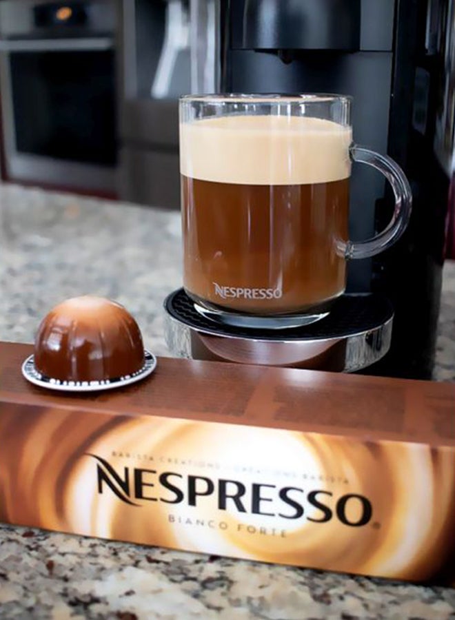 Nespresso Bianco Forte Coffee Capsules 2.12ounce Chocolate Pack of 10 - Image 3