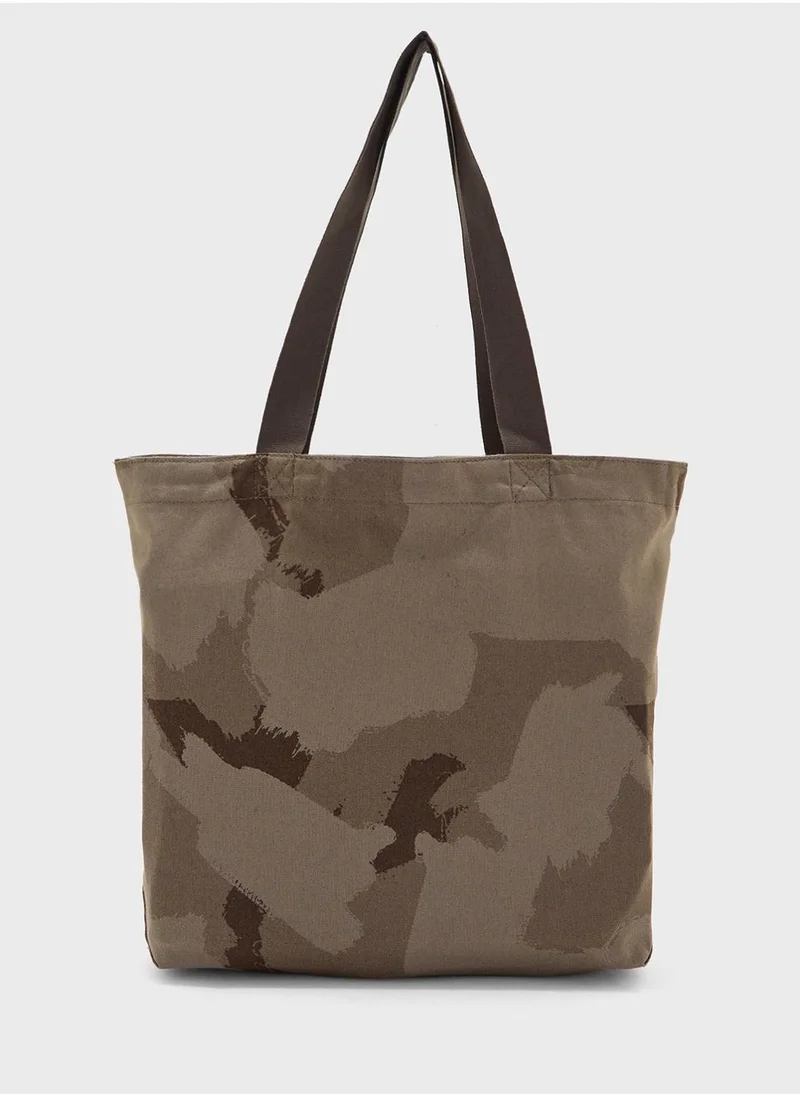 CONVERSE Graphic Canvas Tote