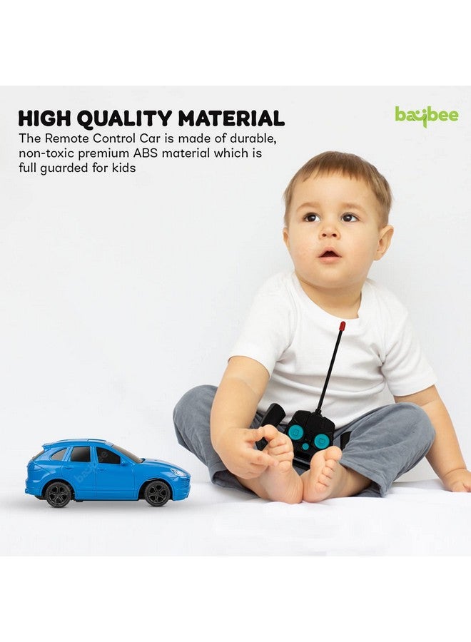 BAYBEE Spectre 1:24 Scale Rechargeable Remote Control Car for Kids, Stunt RC Cars with Full Function, 2.4G Remote | Racing Remote Cars | Remote Control Car Toys for Kids 5+Years Boys Girls (Blue) - Image 3