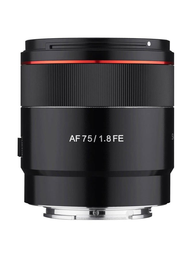 Samyang AF 75mm F1.8 Compact Auto Focus Telephoto Lens for Sony FE Mount, Black (SYIO75AF-E) - Image 3