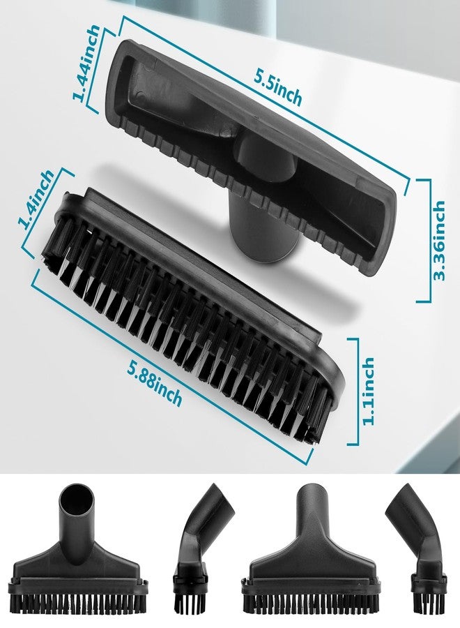 HASMX 5.5" Wide Black Vacuum Furniture Tool with Brush Strip for Dirt Devil, Electrolux, Eureka, Rainbow, Shop Vac Vacuums, Fits 1.25" Vacuum Cleaner Upholstery Tool Vac Attachment (1-Pack) - Image 5
