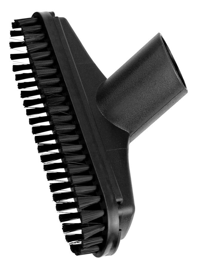 HASMX 5.5" Wide Black Vacuum Furniture Tool with Brush Strip for Dirt Devil, Electrolux, Eureka, Rainbow, Shop Vac Vacuums, Fits 1.25" Vacuum Cleaner Upholstery Tool Vac Attachment (1-Pack) - Image 1