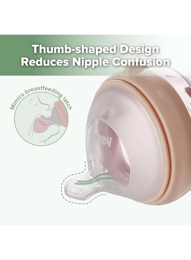 haakaa Gen.3 Natural Glass Baby Bottle 4.2oz/120ml - Image 3