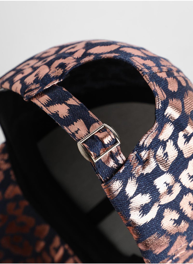 Haute Sauce - Metallic Leopard Baseball Cap - Image 1