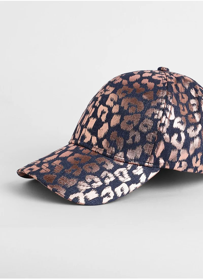 صوص هاوت Metallic Leopard Baseball Cap