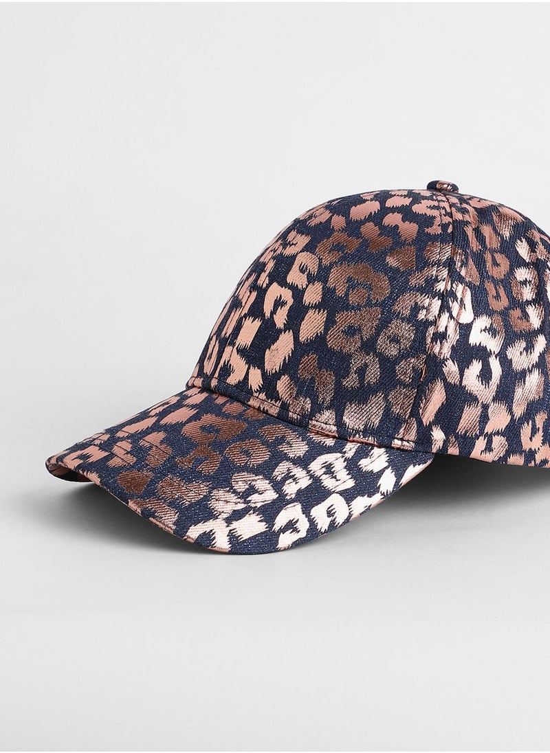 Haute Sauce - Metallic Leopard Baseball Cap - Image 1