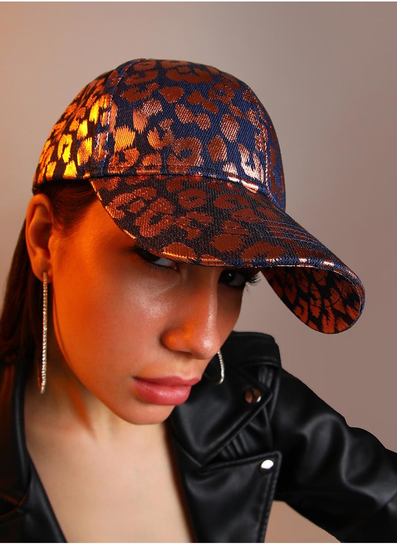 Haute Sauce - Metallic Leopard Baseball Cap - Image 1