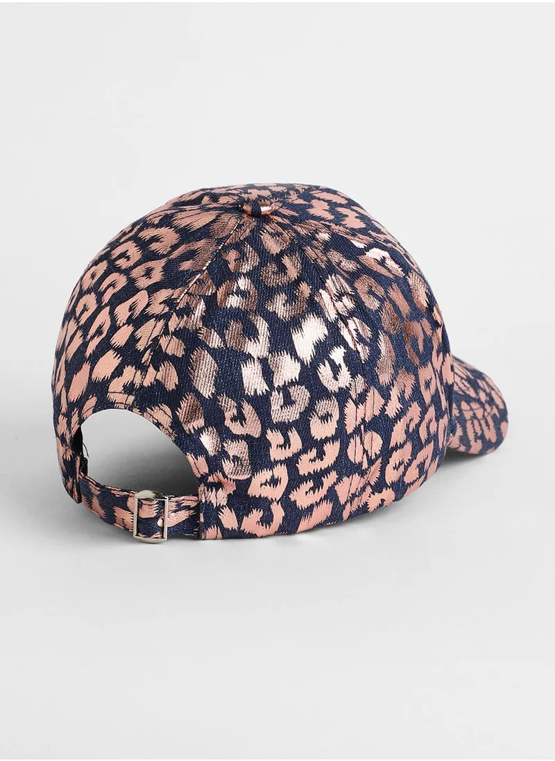 صوص هاوت Metallic Leopard Baseball Cap
