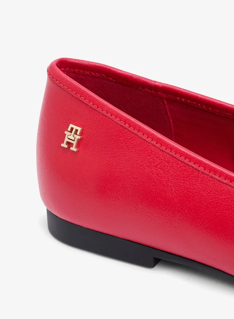 TOMMY HILFIGER  Monogram Leather Ballerinas for Women | Best Price UAE