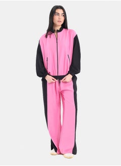 Clue Color Block Elasticated Jacket 