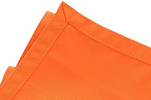 Switchon Solid Orange Colour Table Napkins Set of 6 pcs 16X16 INCH - Image 4