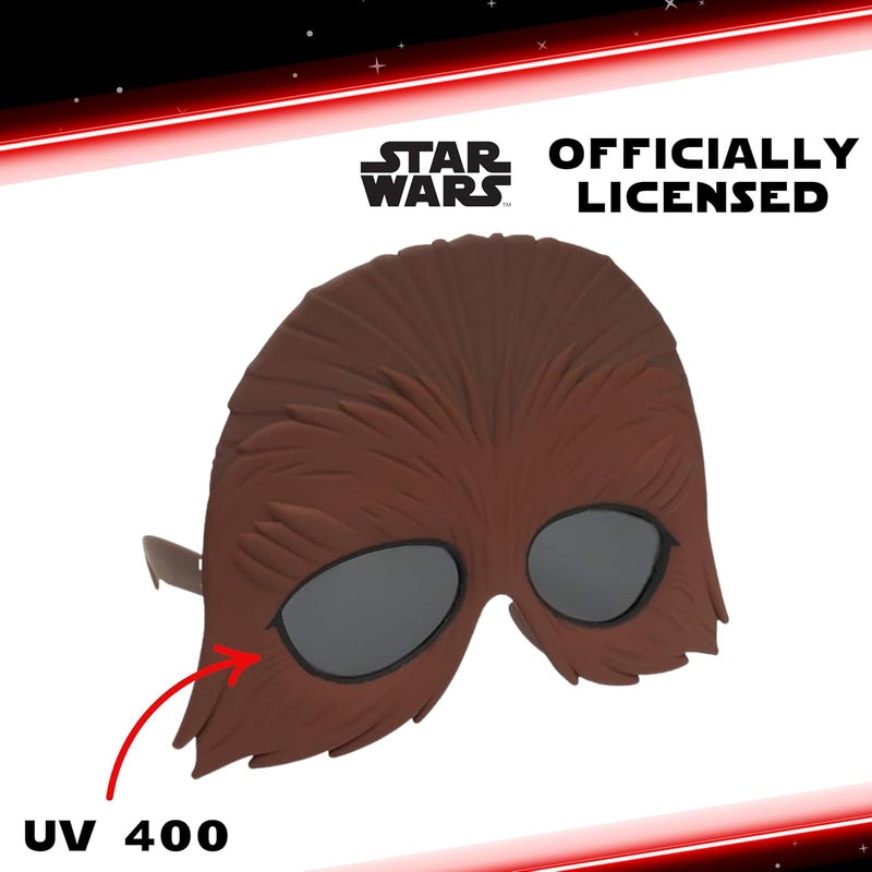 Sun-Staches Star Wars Sunglasses | Official Darth Vader, Stormtrooper, Mandalorian, Grogu Costume Accessories | UV 400 | Fits Most Adults - Image 2
