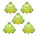LYK 5PCS Frog Foil Balloons Large Green Frog Mylar Foil Balloons for Animal Themed Birthday Party Decoration Supplies - Image 2