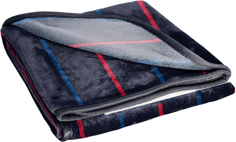 Jay Franco Kids Plush Throw Blanket – Soft & Cozy Fleece Throw for Bedroom & Couch Décor, Official Licensed Product, Dark Blue - US Soccer, 40x50 - Travel Blanket - Image 5