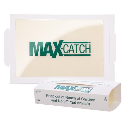 Catchmaster Max-Catch Mouse & Insect Glue Trap 36PK, Mouse Traps Indoor for Home, Sticky Pest Control Adhesive Tray for Catching Bugs, Rats & Rodents, Bulk Unscented Glue Boards - Image 1
