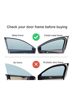 OASIS-TH Car Magnetic Side Window Curtain 2PACK - Car Sun Shade, Summer Sun Block car Curtain,Car Side Rear Sun Shade, Baby Anti UV Curtain,in-Vehicle Privacy (Suitable for Back Window)  - Image 2