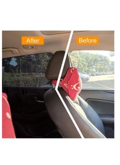 OASIS-TH Car Magnetic Side Window Curtain 2PACK - Car Sun Shade, Summer Sun Block car Curtain,Car Side Rear Sun Shade, Baby Anti UV Curtain,in-Vehicle Privacy (Suitable for Back Window)  - Image 5